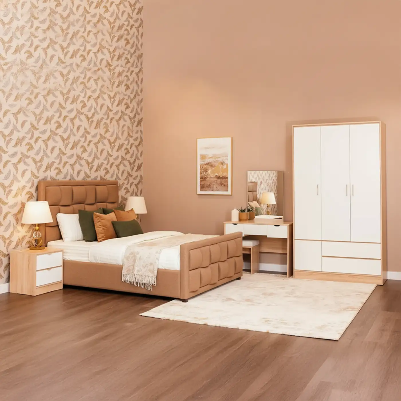 Ivory 5-Piece Bedroom Set