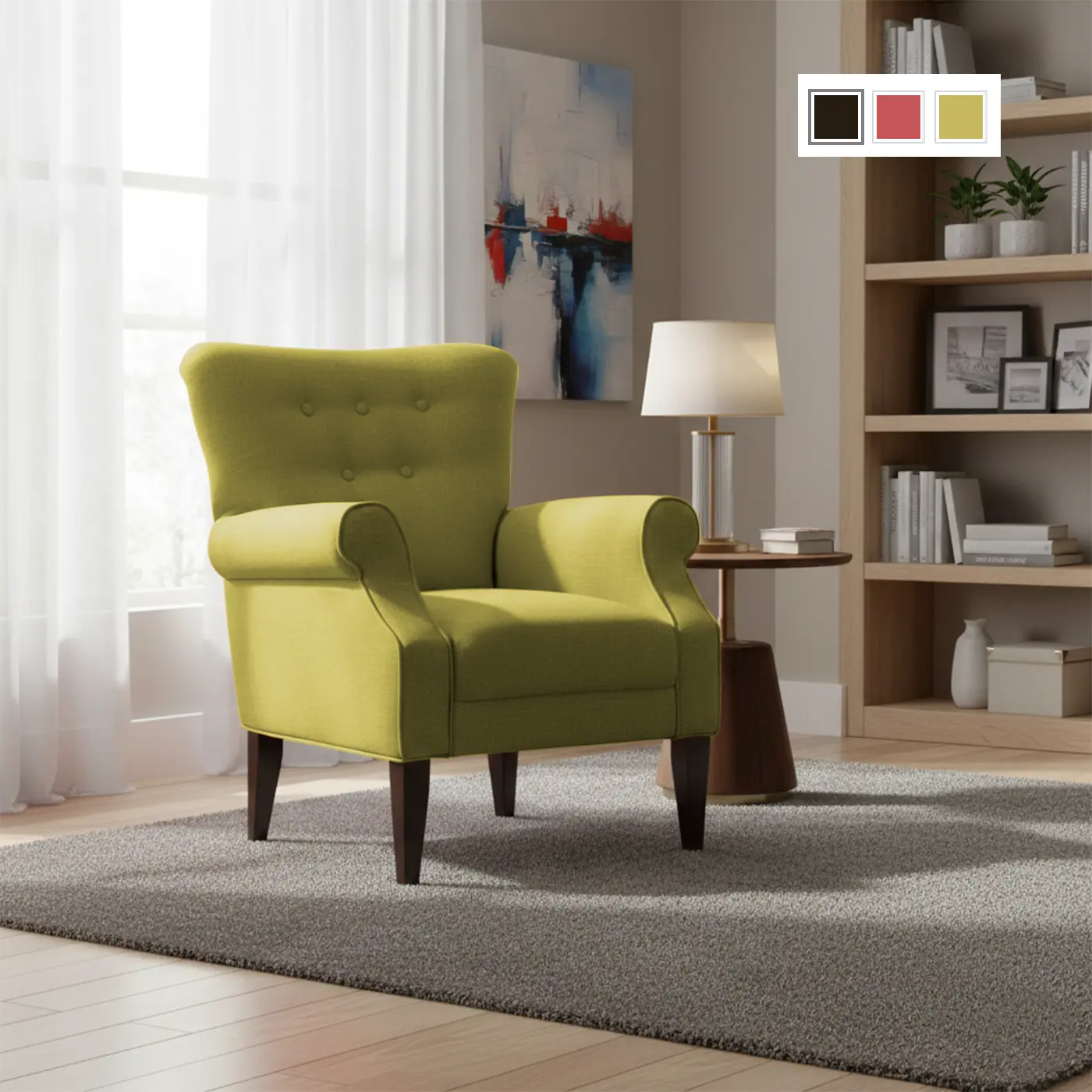 Pastor Tufted Arm Chair